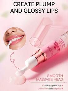 唇油、滋养唇彩、胜肽滋养唇部精华、保湿唇彩、胜肽滋养润唇膏和角鲨烷润唇膏、柔滑滋润双唇、保湿润唇膏、日常护肤、女士礼物、生日礼物、节日礼物、经济实惠、（透明） - 無香味 - 查看 5