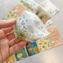 48pcs Easter Egg Shrink Wrap, Rabbit & Chick Pattern Shrink Film, Cute Stickers Suitable For Easter Party - Style 2 - View 4