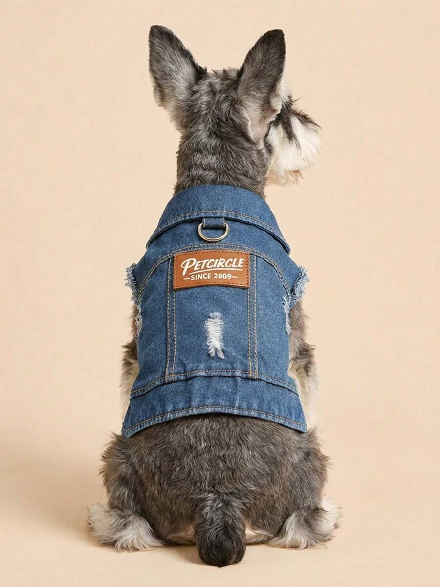 1件宠物衣服，狗狗/猫咪套装，小型犬及幼犬服装，时尚、可爱、舒适，外套 - 彩色 - 查看 1