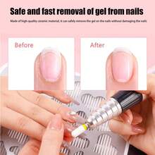 3PCS Cylindrical Ceramic Grinding Bits, Universal Nail Drill Bits For Gel Polish Removal, Compatible With All Nail Drills - Multicolor - View 6