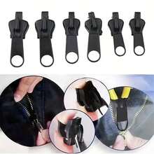 6/12/18pcs Universal Zipper Repair Kit, Instant Zipper Slider Replacement With Detachable & Reusable Zipper Pulls, 3 Sizes, Black, Suitable For Various Clothing And Bag Repair Situations - Repairer - View 8