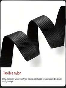 Tactical Functional Outdoor Multifunctional Nylon Waist Belt With Quick Release Metal Buckle, Suitable For Cargo Pants And Canvas Pants - Black - View 7