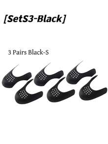 1/3/6 双装男女通用塑料鞋撑，适用于皮鞋和运动鞋，可塑形、支撑并防止起皱 - 彩色 - 查看 12