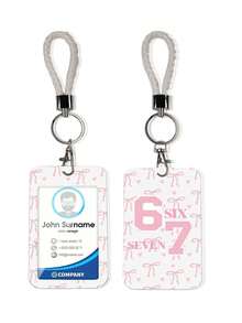 1pc ABS Casual Style Numeric 67 Pattern Fashion Keychain Pendant, Bag Charm, Student Bus Protector - Multicolor - View 12