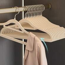 20/10pcs Children's Velvet Coated Non-Slip Clothes Hangers, Suitable For Adults, Infants, Toddlers And Kids Garments - Multicolor - View 7