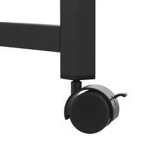 Side Table, Portable Folding Table, Foldable Computer Desk With Storage, Suitable For Bedroom, Office, 80 * 58 * 75 Cm - màu đen - Xem 11