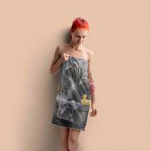 1pc Extra Large & Super Absorbent Quick Dry Beach Towel, High-Density Bathtub Pattern Beach Blanket, Suitable For Travel, Swimming Pool, Bathroom, Gym, Outdoor Adventure - Multicolor - View 6