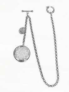 Vintage British Gentleman Suit Vest Chain, Long Chain, Multi-Purpose Brooch, Pocket Watch Chain, Waist Chain, Key Chain Accessories - 1PC - View 8