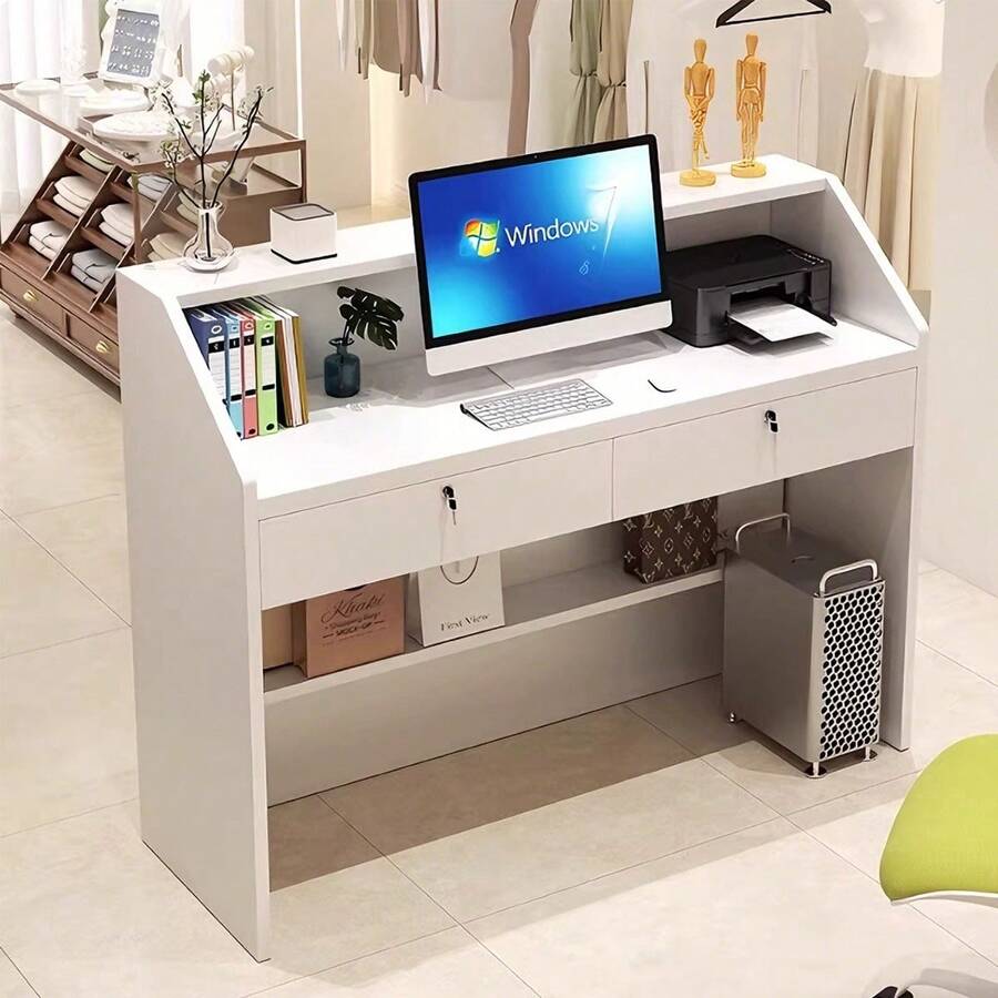 Cajero De Recepción Multifuncional, Adecuado Para Negocios - Multicolor - Ver 1