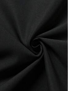 男士街头风运动裤 - 侧边条纹、口袋和抽绳腰带，撞色休闲运动裤 - 黑色 - 查看 10