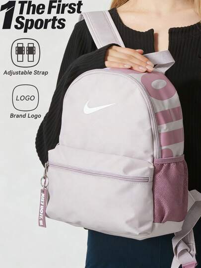 Nike Mochila BRSLA JDI MINI BKPK, bolsa para portátil de gran capacidad, bolsa deportiva unisex, mochila escolar, bolsa de transporte DR6091-019