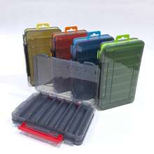 1 件装多隔间渔具盒，便携式诱饵、鱼钩和鱼饵收纳盒