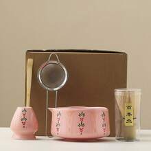 5pcs/7pcs Matcha Bowl, Matcha Whisk, Matcha Cup, Stirrer, Tea Scoop Tea Bowl Set, Matcha Preparation, Dessert & Beverage Making Tools Set, Ideal Gift For Tea Lovers, Kitchen & Dining, Mother''s Day - Multicolor - View 2