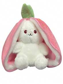 1个2025新款热销草莓兔毛绒玩具,可变形为胡萝卜兔,生日礼物,复活节礼物,情人节礼物,玩偶,新品畅销,新品热销,新品上市,毛绒玩偶,毛绒玩偶,睡眠舒适毛绒玩具,节日限量毛绒玩偶,神秘玩偶,惊喜玩偶 - 彩色 - 查看 14