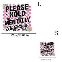 1pc/2pcs/3pcs Checkerboard Letter & Pink Heat Transfer Stickers, Creative Animal & Floral Pattern Heat Press Decals Suitable For Jacket, T-Shirt, Bag, Pillow, Hat Decoration Scrapbook Supplies Funny Stickers Scrapbooking Supplies Kindle - Multicolor - View 4