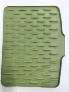 Silicone Non-Slip Dish Drying Mat With Drainage Design, Heat-Resistant And Easy To Clean, Suitable For Countertops, Sinks And Refrigerators, Two Styles Available, Keeps Kitchen Dry, Perfect Christmas Or Halloween Gift - Multicolor - View 14