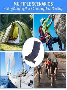Portable Foldable Solar Charger Panel, Flexible Mini High-Efficiency Fast Charging Panel With USB Output, Suitable For Phones/Power Banks/Vehicle Devices, Outdoor Camping Hiking Emergency Charger - Solar Charging Panels - View 8