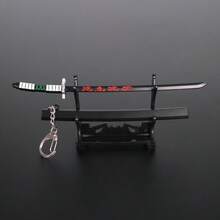 2025 New - 1pc Anime Peripheral Nichirin Sword Mini Version Alloy Weapon Model Keychain Pendant Fan Collection Display - Birthday Gift - Holiday Gift - Perfect Gift - Collection Gift - Gift - Multicolor - View 8
