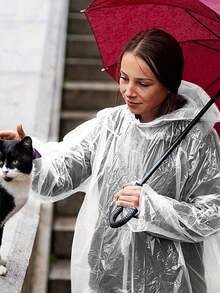 一次性加厚防风防雨带帽雨披，便携式防水雨衣，适合旅行和户外活动 - 透明一次性，母亲节礼物，卧室装饰，花园，厨房装饰，夏季，海滩，旅行必备，房间装饰，柔软舒适，毕业季，户外，花园，旅行必备，便携式必备，海滩必备，毕业季，毕业典礼，毕业礼物，毕业礼物，毕业礼物，毕业礼物，祝贺毕业，祝贺毕业，优秀毕业生，毕业典礼，毕业派对，户外必备，旅行便携，徒步旅行必备，露营必备，便携式工具，夏季必备，夏季便携式 - 均碼 - 查看 3