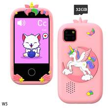 2026款儿童玩具智能手机，配备2.8英寸触摸屏、双摄像头、32GB存储卡、教育游戏、音乐、手电筒、多语言功能，是一款可爱的儿童玩具手机，是送给男孩女孩的完美礼物。 - 彩色 - 查看 14