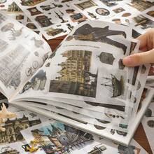 Bộ sticker 1 cuốn sách, Sticker chủ đề Sống chậm, Giấy trang trí thủ công DIY, Phụ kiện sổ lưu niệm, Sticker sổ tay phù hợp với nhiều mục đích sử dụng như dán ốp điện thoại và cốc nước, trang trí nhật ký và phụ kiện sổ tay, Sticker sổ lưu niệm, Sticker trang trí thủ công mỹ nghệ, Sticker sổ lưu niệm - Nhiều màu - Xem 3