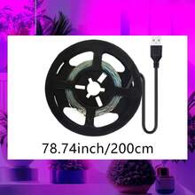 USB Powered LED Plant Growth Light, Indoor Potted Plant Supplementary Lighting, Desktop Seedling Grow Light, Green Plant Care - Purple - View 13