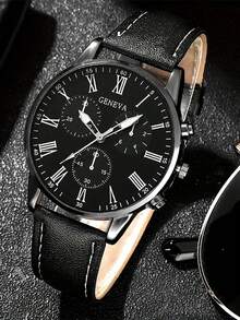 Set di orologi da ragazzo 4/2/1 pezzi, casual alla moda e business, con quadrante rotondo e lancette, in pelle PU, al quarzo (include orologio di lusso, portafoglio, penna, portachiavi), adatto per uso quotidiano, ufficio, regalo per amici e famiglia, compleanno/festività dei ragazzi, raduni dei ragazzi, Ringraziamento, Carnevale, ritorno a scuola, San Valentino, Capodanno 2026, miglior scelta regalo per ragazzi/papà - Multicolore - Visualizzare 13