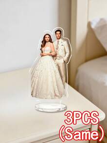 1/3/5 件装个性化照片卡通亚克力桌面摆件,个性化人物肖像,个性化数码肖像艺术,个性化照片卡通亚克力标牌,婚礼纪念品,个性化亚克力纪念品,周年纪念礼物,特殊场合的完美纪念品 - 彩色 - 查看 21