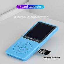 Máy nghe nhạc MP3/MP4 cầm tay, màn hình LED, giao diện USB, đài FM, hỗ trợ MP3 và thẻ nhớ Micro SD, pin lithium polymer sạc lại tích hợp, bao gồm tai nghe và cáp dữ liệu, thích hợp cho các hoạt động thể thao ngoài trời và du lịch. - Nhiều màu - Xem 8