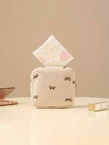 1pc Portable Sanitary Pad Storage Bag, Suitable For Girls And Students During Menstruation - Multicolor - View 7