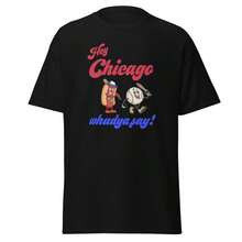 Chicago Cubs Fan Tee_ Wrigleyville Game Day T-Shirt - 黑色 - 查看 1