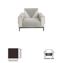 1pc Solid Color Corn Fleece Sofa Cover, Plush Granule Design Comfortable Sofa Cushion, Suitable For Single, Loveseat, 3-Seater, 4-Seater And Sectional Sofas - Multicolor - View 28