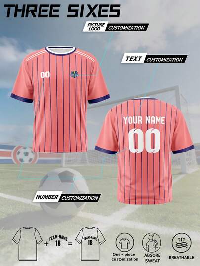 Customized Scotland Men's Plus Size 2026 Round Neck Jersey, Single Piece Sportswear For Men's Team, Club Training, Football Uniform. Customizable Name, Number, Logo On Front And Back. Suitable For Campus Events, Team Uniforms, Casual Parties, Comfortable Fit, Applicable For Leisure Sports, Training, Spring, Summer, Autumn, Fashion-Forward, Minimalist, Personalized