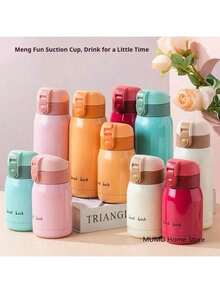 迷你杯 200ml 口袋杯 不锈钢保温咖啡杯 真空保温瓶 热水袋 儿童礼物 - 彩色 - 查看 4