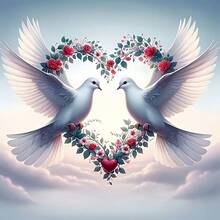 心形图案钻石画套装，无框装饰马赛克艺术品，适合家居、卧室和客厅装饰，礼品 - 彩色 - 查看 7