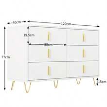 Elegant Dining Cabinet, Modern Design, Convenient And With Plenty Of Storage - White - View 6