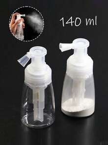 粉末喷雾瓶，化妆粉分配器，塑料粉末喷雾瓶，细粉喷雾瓶，便携式喷雾器，造型工具配件，多功能分配瓶，家用美容工具，旅行化妆工具，适用于理发店、美发沙龙，痱子粉，美甲，各种粉状产品，便于携带，旅行装 - 彩色 - 查看 4