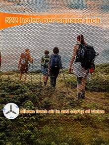 1 pieza Mosquitera extra grande con máscara facial - Malla resistente contra insectos, malla fina, compatible con sombreros/cabezas, adecuada para pesca, caza [Color aleatorio] - Multicolor - Ver 4