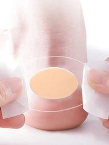 70片硅胶鞋贴，高粘性足部护理凝胶，凝胶垫，透明超薄鞋跟贴，防磨鞋跟贴，高跟鞋防水贴，四季皆宜，返校用品，女鞋靴子配件，适用于户外、运动、旅行、居家、办公、学校等场合。 - 彩色 - 查看 5