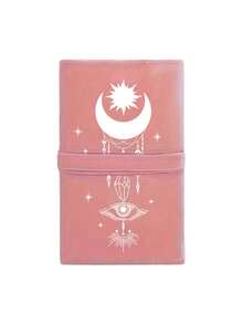 Velvet Tarot Card Bag, Printed With Sun, Moon And Eye Patterns, Dual-Tone Blue And Purple, With Drawstring, Soft Fabric Protective Case, Portable Pouch, Card Pocket, Suitable For Storing Cards And Small Items. Suitable As A Gift For Students, Beach, Vacation, Mother's Day, Summer, New Year, Ramadan, Eid, Valentine's Day, Christmas Or Thanksgiving. - Multicolor - View 11