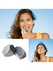 Jawline Exerciser-Jaw Exerciser, Double Chin Reducer For Women Men, Face Slimmer Jaw Trainer, Your Jawline Definer, Face Jawline Sculptor, Face Exerciser-3 Resistance Levels (3 Pairs) - 灰色 - 查看 2
