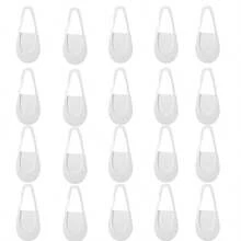 5 Pairs Of High-Quality Solid Color Invisible Breathable Anti Slip High Heels For Women In Summer, Ice Silk Thin Half Palm Suspender Socks - Multicolor - View 7