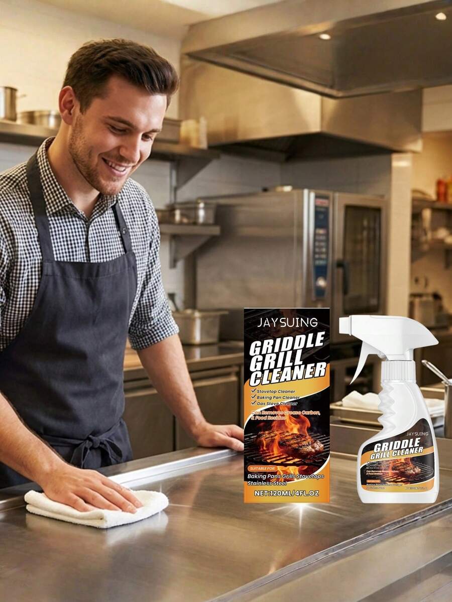 JAYSUING Oven Tray Cleaner, Daily Cleaning Oven Tray, Removes Grease And Stains, Gentle And Refreshing, Portable - Multicolor - View 1