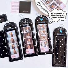 Crown & Crescent Moon Mythology Black Series 4-Card Life Quadrant Card Set, Photo Card, Fandom Backpack Charm