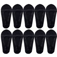 Socks Women's Peacock Screen Lace Invisible Summer Thin Breathable No-Show Ankle Set Low Cut Silicone Non-Slip Boat Sock - Multicolor - View 13