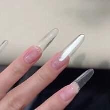 10毫升/瓶 冰块磁铁猫眼凝胶指甲油 新款 无底色 银色玻璃珠猫眼灯泡水晶指甲油 透明指甲油 流行百搭白色指甲油 可爱指甲油 UV LED灯指甲油 - 彩色 - 查看 4