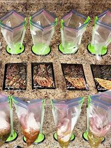 1/2个装厨房垃圾袋架，塑料袋架，实用垃圾袋架 - 彩色 - 查看 6