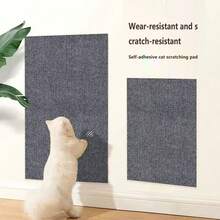 1pc Self-Adhesive Cat Scratch Board, Wall Mounted Cat Scratching Mat, Trimmable, Protects Sofa & Wall, Multi-Functional & Durable - 40*100cm - View 12