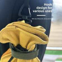 1PC Multi-Purpose Nylon Gloves Hook Outdoor Camping Tactical Climbing Rope Holder Anti-Lost Hanging Buck Strap Safety Clip Belt - Multicolor - View 2