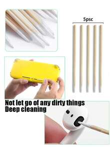 Juego de cepillos de limpieza para consola , compatible con consola Switch, auriculares Bluetooth, teléfonos, tabletas - Talla única - Ver 3